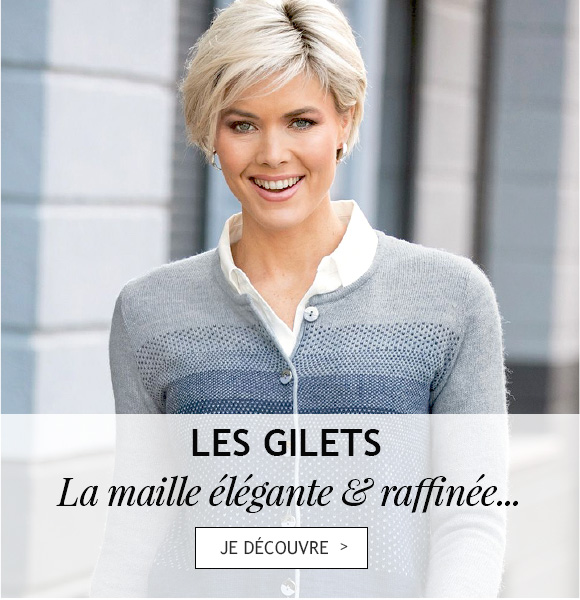 Les gilets - la maille élégante et raffinée